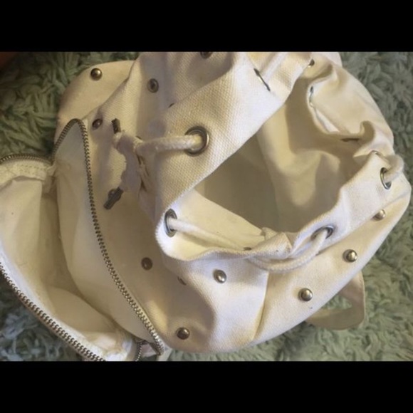 Victorias Secret PINK Mini White Backpack Jewels - Picture 4 of 5